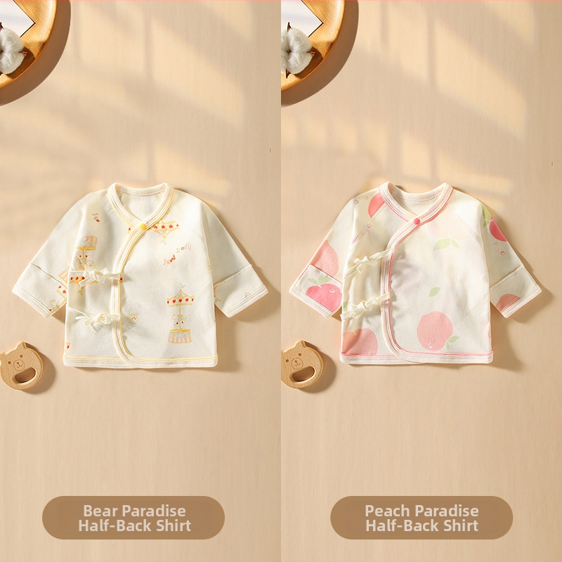 Μωρουδάκι τοπ από 100% βαμβάκι, V-λαιμός, χωρίς κουκούλα, για άνοιξη-φθινόπωρο, κυκλοφορία 2025