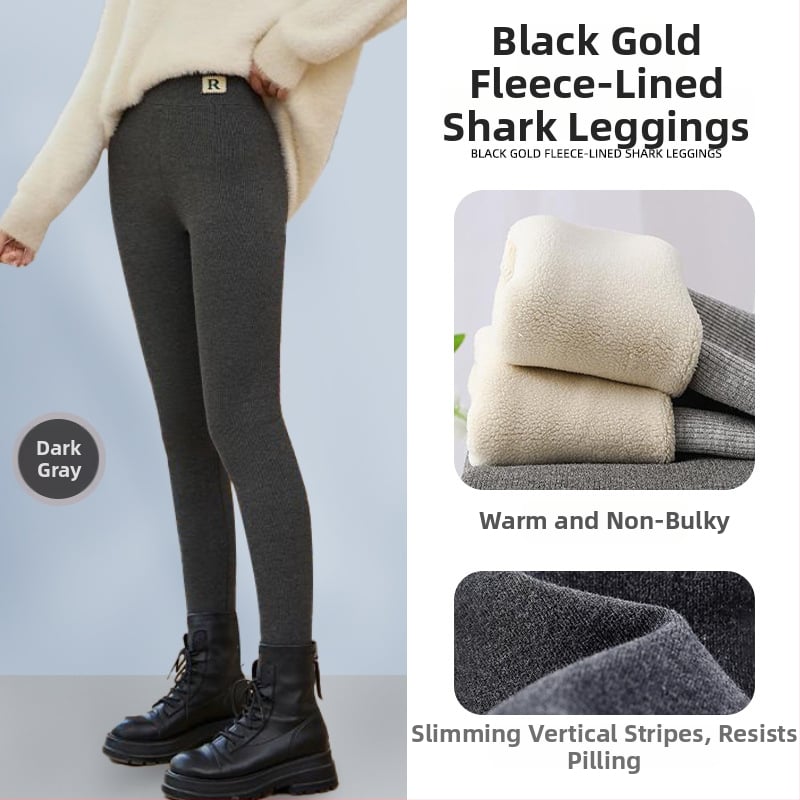 All-in-One kelnes iš viskozės pluošto, vertikalios juostelės, iki kulkšnies ilgis, ekstra stora, šilta