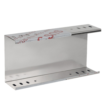 Gyengeáramú kábelcsatorna, galvanizált, tűzálló, perforált, ipari létesítményekhez és kereskedelmi helyiségekhez