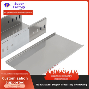 Silpnųjų srovių kabelių kanalas, cinkuotas, ugniai atsparus, perforuotas, pritaikytas pramonės pastatams ir komerciniams objektams