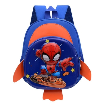 Laste koolikott poissile, nailon, koormust vähendav, lapsele sõbralik ja armas stiil, kaarjatud õlarihmad, sobib lasteaeda