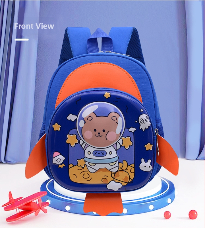 Laste koolikott poissile, nailon, koormust vähendav, lapsele sõbralik ja armas stiil, kaarjatud õlarihmad, sobib lasteaeda