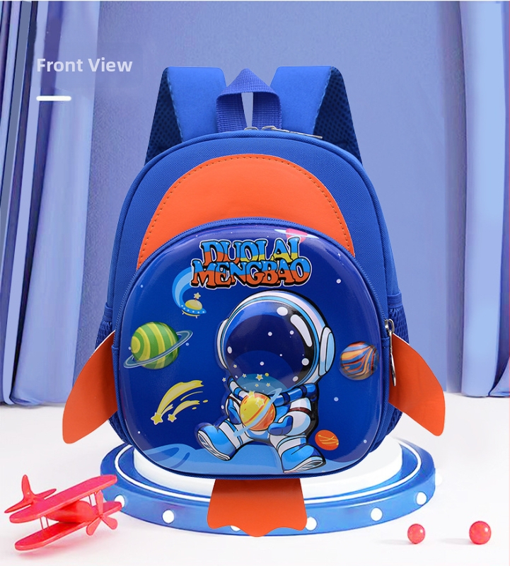 Laste koolikott poissile, nailon, koormust vähendav, lapsele sõbralik ja armas stiil, kaarjatud õlarihmad, sobib lasteaeda