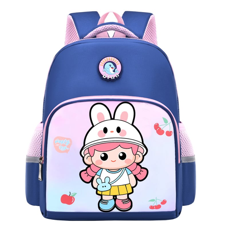 Lasteaia seljakott multikajoonistusega, unisex, Oxford-kangas, kumer õlarihm, nailonvooder