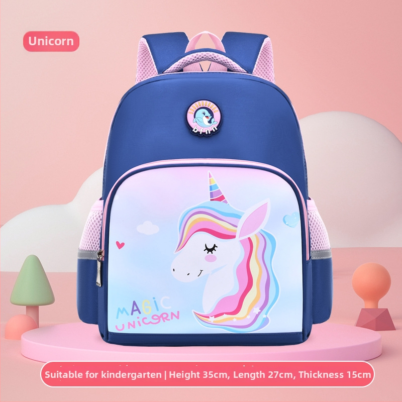 Lasteaia seljakott multikajoonistusega, unisex, Oxford-kangas, kumer õlarihm, nailonvooder