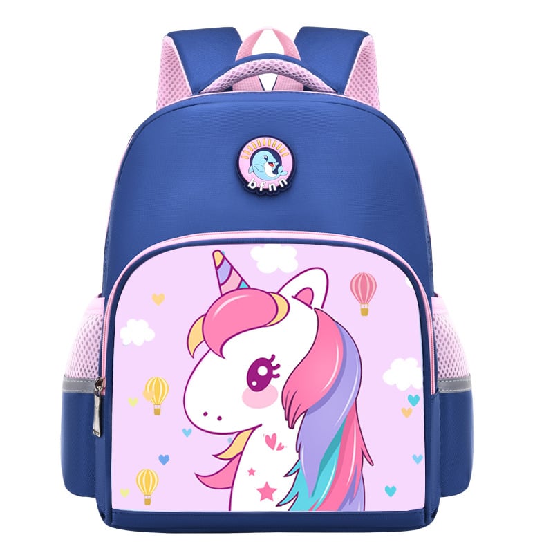 Lasteaia seljakott multikajoonistusega, unisex, Oxford-kangas, kumer õlarihm, nailonvooder