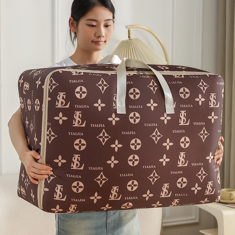 Yiaijia torba za pohranu quilt od Oxford materijala, zatvorena, za ćebe, odjeću i ostale predmete