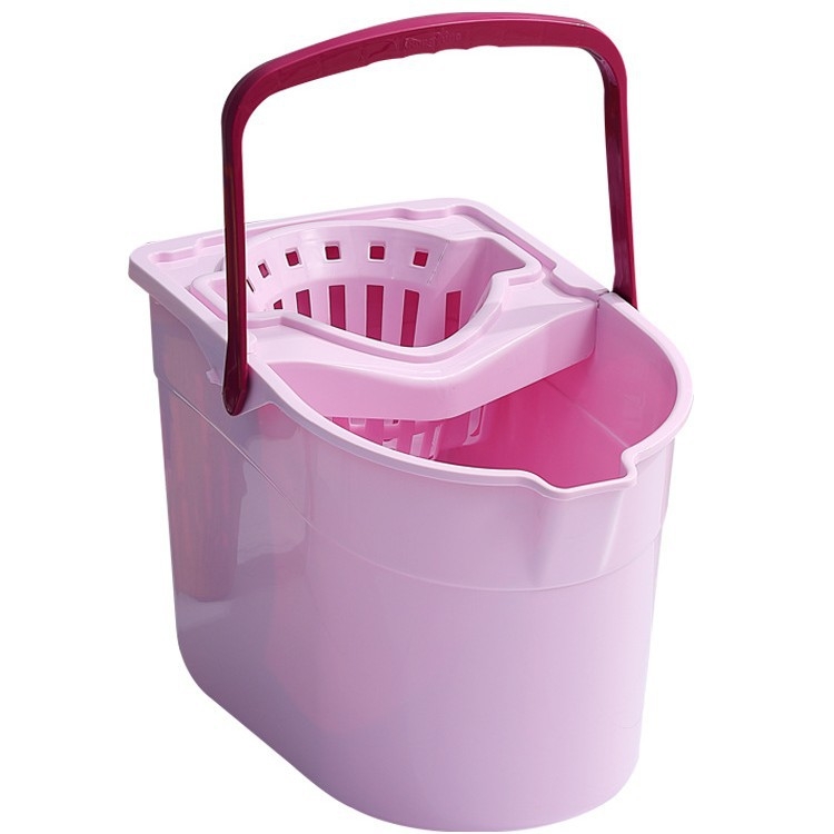 Taisnstūra mop spainis ar rotējošu presi un atdalāmu notekas grozu — 90–100% žāvēšana, slodze < 10 kg