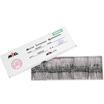 Taisymo dioda 1N4007, DO-41 korpusas, 1 A, 1000 V, XKETE, apšvietimo elektronikai