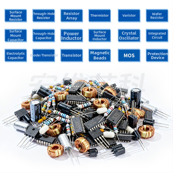 Elektroninių komponentų BOM užsakymas: rezistoriai, kondensatoriai, tranzistoriai; prekės ženklai: Yageo, Fenghua, Huosheng, Aihua, Changjing; įtampa: 1–10k