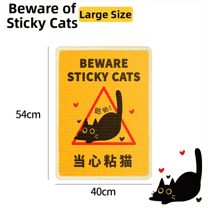 Katės įbrėžimų lenta – vertikalus sienos montavimas, iš sisalo, 40 vnt. dėžėje, nacionalinės tendencijos stilius