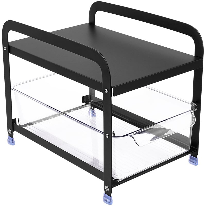 Po praustuve stovas, dvigubai ištraukiama lentyna, anglies plienas, daugiafunkcinis