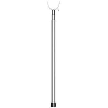 Izvelkama nerūsējošā tērauda drēbju žāvēšanas stienis ar dakšas galvu balkona lietošanai – mūsdienīgs minimālisma dizains