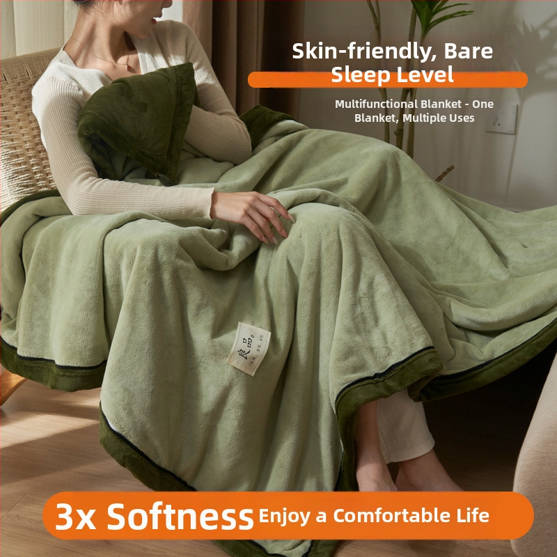 Sleeping Cute Rabbit kūdikiams skirta milk fleece pledas iš poliesterio, 2000–2500 g, visiems sezonams