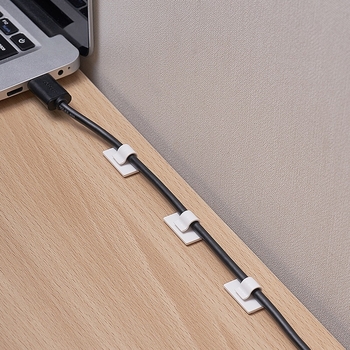 Organizator de cabluri - ABS, organizator de cabluri pentru birou în stil japonez, montaj autoadeziv; Marca Km; marcă privată autorizată; lansare 2025