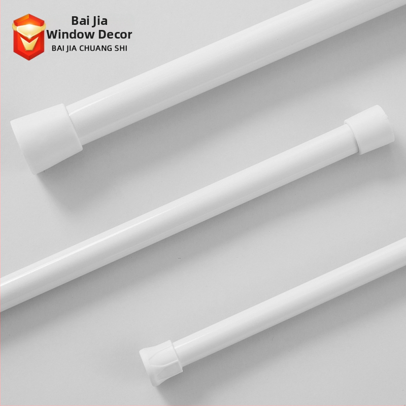 Best Window Decorations teleskopická závesová tyč – kov, moderný minimalistický štýl, prispôsobiteľný