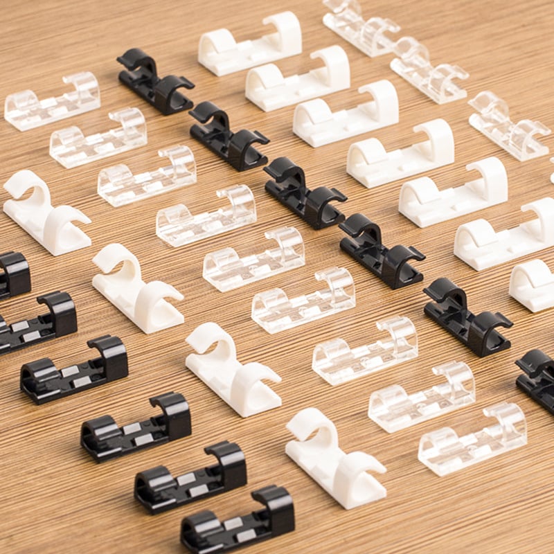 Suport pentru cabluri pentru organizare, din plastic, stil simplu și modern, pentru depozitare pe birou și în dormitor