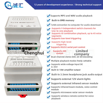 Balso modulis su MP3 atkūrimo plokšte, modelis JRF940, prieigos kontrolei