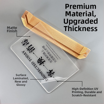 Akrilo viešbučio kambario ženklas, UV spausdinimas, pritaikoma pavardės plokštelė, kilmė Nanjing Jiangsu