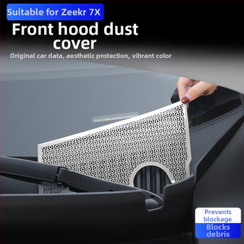 Roostevabast terasest esikaitse ja putukavõrk Zeekr 7X mootoriboksi kaitseks