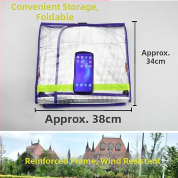 Priekšējā vējstikla aizsargs elektriskajam motociklam, HD caurspīdīga membrāna, materiāls: alumīnija plēve + PVC, modelis 001, attālums starp spoguļiem līdz 85 cm, saules aizsardzība, saliekams