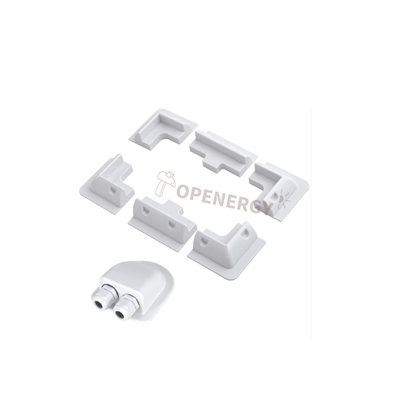 Kutija za spojne žice za RV, dvostruki otvor, zaštita od prskanja, plastično kućište, dodatak za fotonaponski nosač