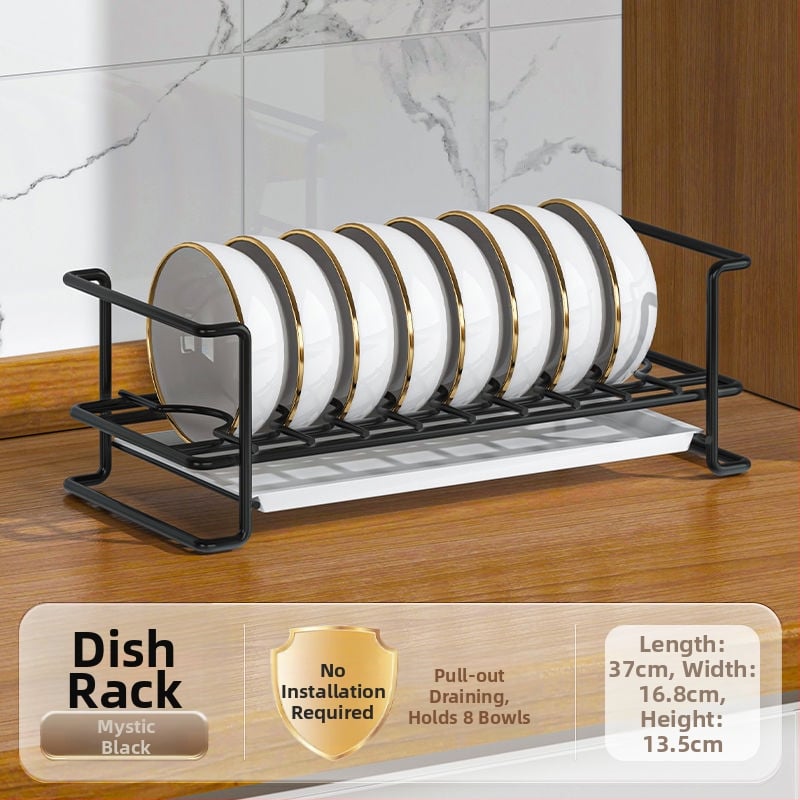 Virtuvės indų džiovintuvas, vieno sluoksnio, nerūdijančio plieno, sulankstomas ir išimamas, be montavimo.