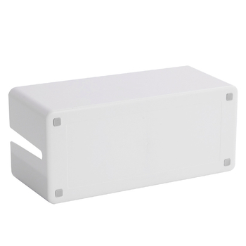 Adatkábel tároló doboz, modell 8921, mérnöki ABS + szigetelő szilikon, fedéllel, modern minimalist dizájn