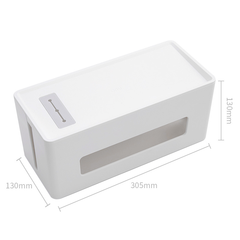 Adatkábel tároló doboz, modell 8921, mérnöki ABS + szigetelő szilikon, fedéllel, modern minimalist dizájn