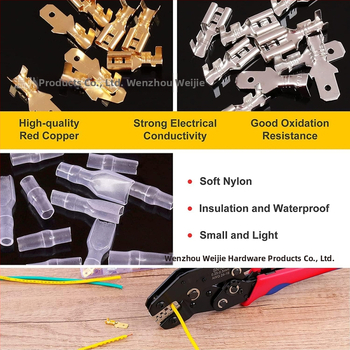 Weijie Spyruojančių jungčių terminalas pora – 1 polių, vario/geležies kontaktai elektroniniam laidavimui