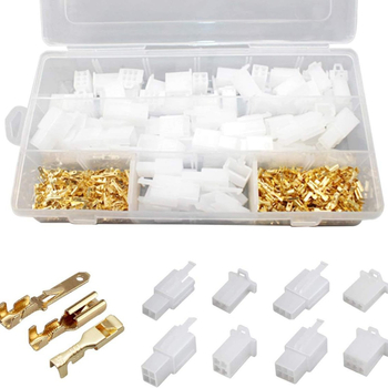 Kit conector cablu auto, 6 pini, izolator din alamă, model Line-to-Line