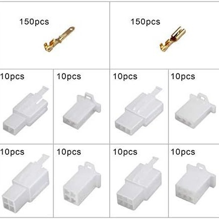 Kit conector cablu auto, 6 pini, izolator din alamă, model Line-to-Line