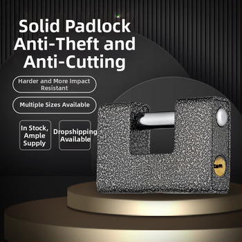 HEHE Kućni lokot, željezno tijelo, BTK-PS model, 5 ključeva, protuprovalno, protiv krađe