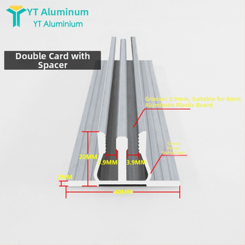 Panou mural din aliaj de aluminiu, profil în formă de U, grosime 1,2 mm, rezistent la umezeală, impermeabil, durabil, stil modern minimalist