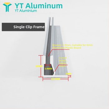 Panou mural din aliaj de aluminiu, profil în formă de U, grosime 1,2 mm, rezistent la umezeală, impermeabil, durabil, stil modern minimalist