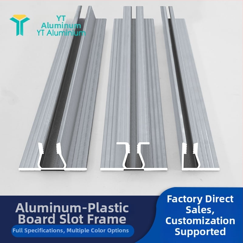 Panou mural din aliaj de aluminiu, profil în formă de U, grosime 1,2 mm, rezistent la umezeală, impermeabil, durabil, stil modern minimalist