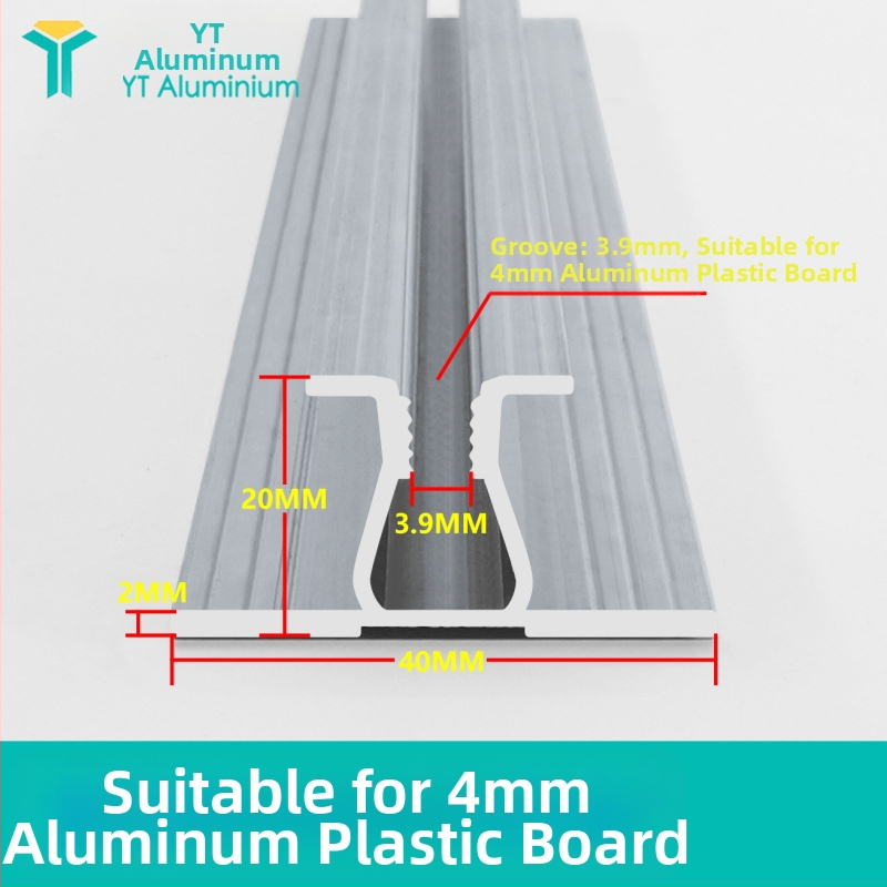 Panou mural din aliaj de aluminiu, profil în formă de U, grosime 1,2 mm, rezistent la umezeală, impermeabil, durabil, stil modern minimalist