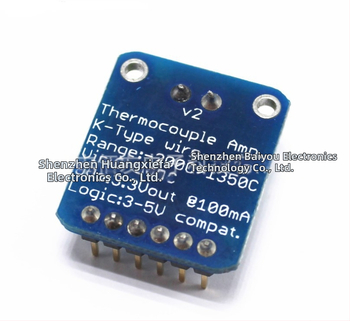 K tipo termoporo modulis su MAX31855, SPI sąsaja, skaitmeninis temperatūros matavimas iki 1350°C (Modelis BYS459-1500)