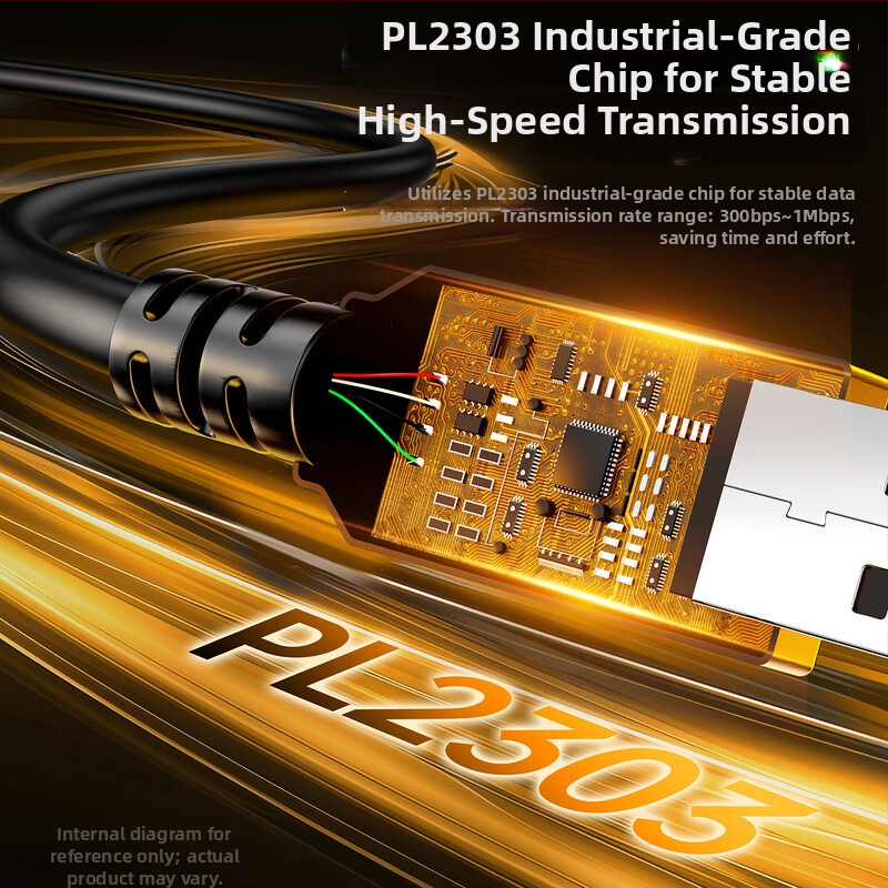 Biaz USB-TTL seeria kaabel PL2303 kiibistikuga, mudel Hx131-1m, ilma CH340