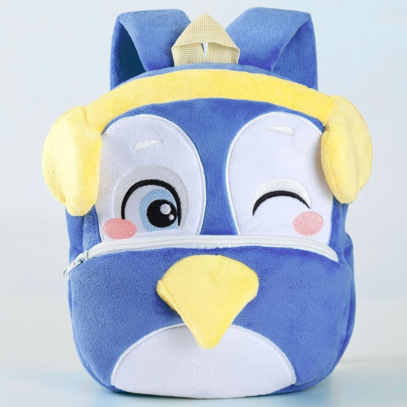 MICHLEY Laste plüüsl seljakott lasteaia jaoks loomade kujundusega – unisex, kerge polüester, kaarjas õlarihmad, originaalne loomade motiiv