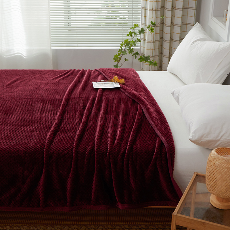 Κουβέρτα φλίς κοραλλί, πολυεστερικό νήμα, 300gsm, άνοιξη και φθινόπωρο, διαθέσιμη παραμετροποίηση