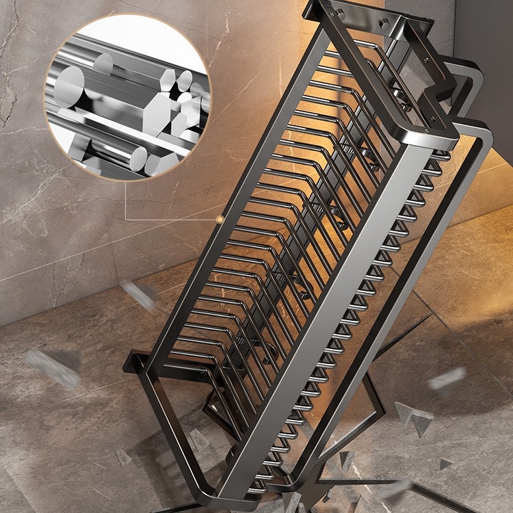 Suport pentru prosoape din aluminiu spațial – montaj fără găuri, set pentru baie, etajeră de depozitare