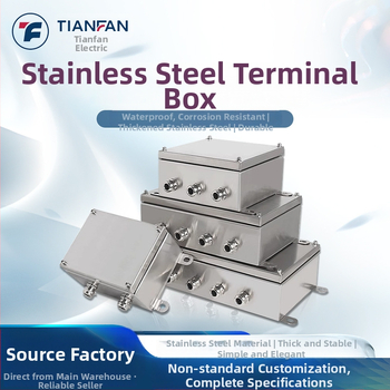 304 ārējā nerūsējošā tērauda terminālā kārba, ūdensnecaurlaidīga kabeļu sadales kārba, 1 mm plākšņu biezums, CCC sertifikāts