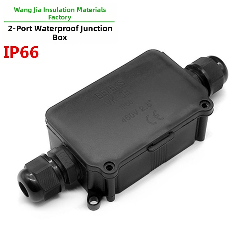 IP66 atspari vandeniui jungčių dėžė lauko gatvių apšvietimui – 2 įėjimai, 1 išėjimas, modelis B706, prekės ženklas WJ