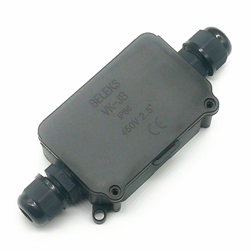 IP66 atspari vandeniui jungčių dėžė lauko gatvių apšvietimui – 2 įėjimai, 1 išėjimas, modelis B706, prekės ženklas WJ