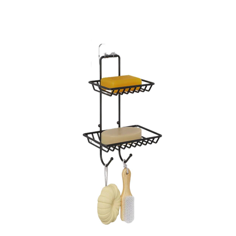 Suport pentru săpun din oțel inoxidabil - două compartimente, set din două piese, certificat CE