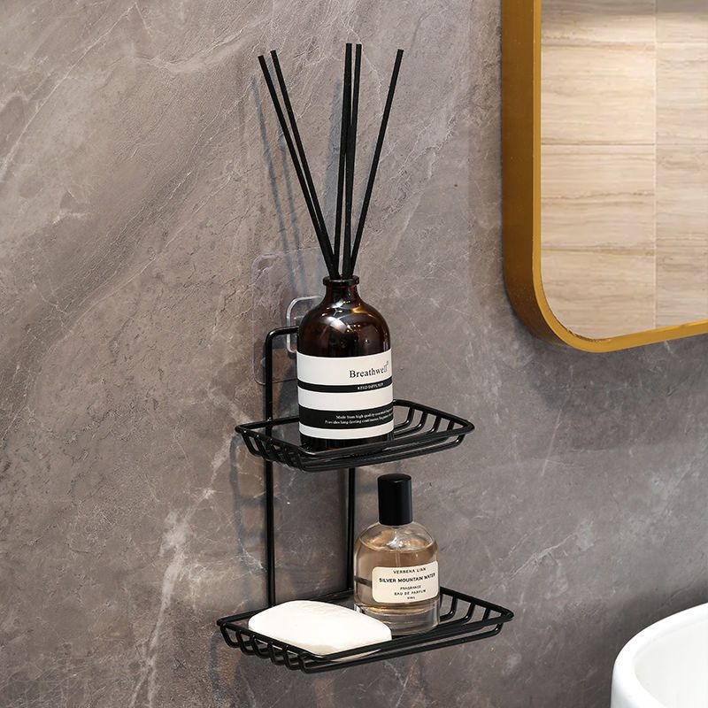 Suport pentru săpun din oțel inoxidabil - două compartimente, set din două piese, certificat CE