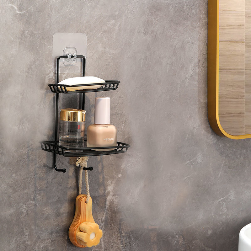 Suport pentru săpun din oțel inoxidabil - două compartimente, set din două piese, certificat CE