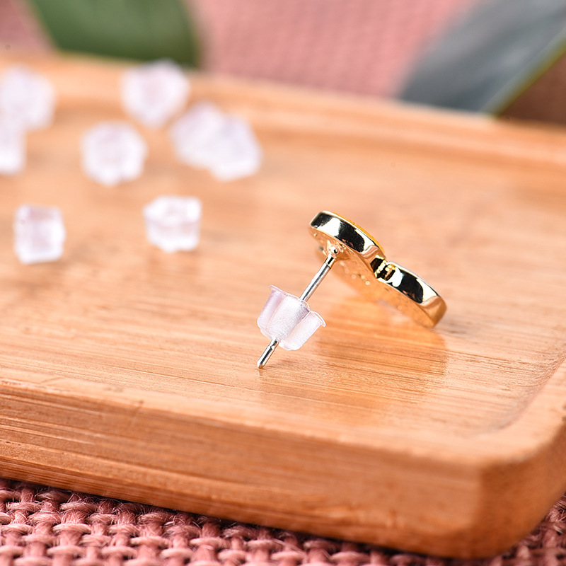 Ausų kištukas ausims, skaidrus plastikas/resinas, anti-lost, rankų darbo DIY papuošalas, prekės ženklas Gathering ornaments, Vasaros 2021