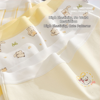 Meiteņu apakšveļa no kokvilnas maisījuma, Klase A, 47,5% kokvilna, bērniem no 8 gadiem (140 cm), Ziemas kolekcija 2024